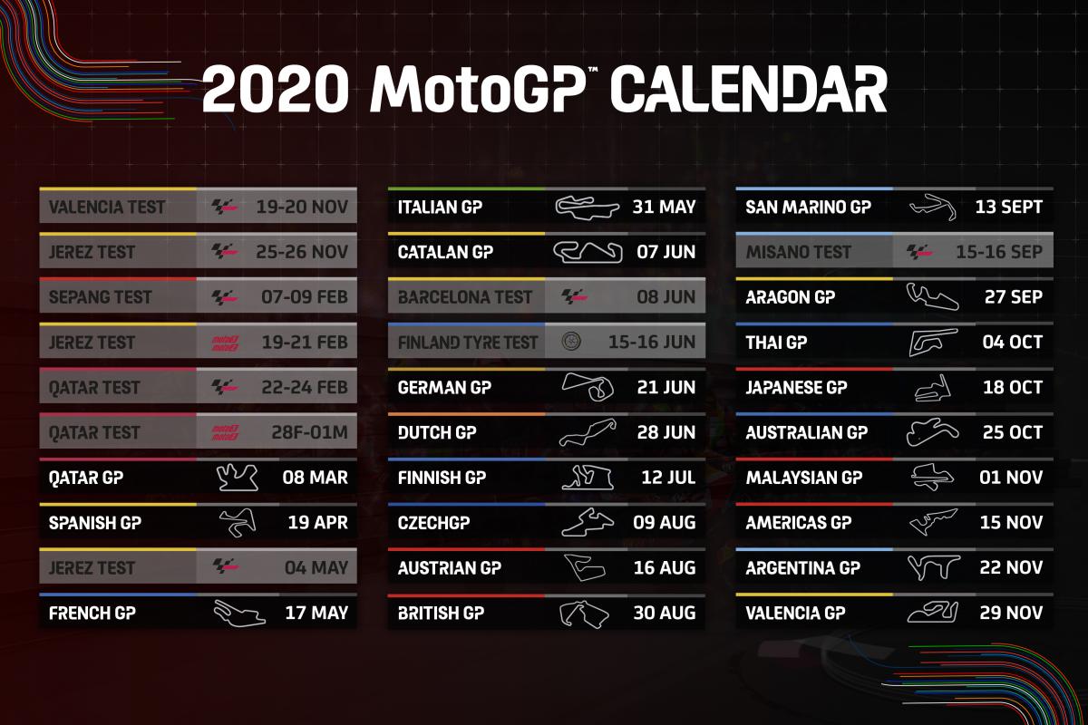 Calendario MotoGP