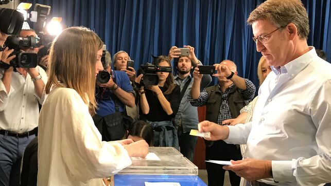 Imagen de archivo de las elecciones municipales de Vigo. | D. Reinero