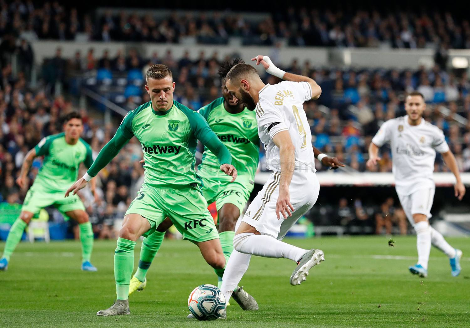 Partido de ida entre Real Madrid y Leganés