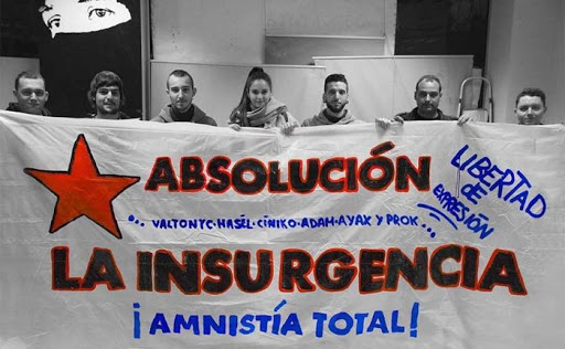 Cartel de apoyo a "La Insurgencia"