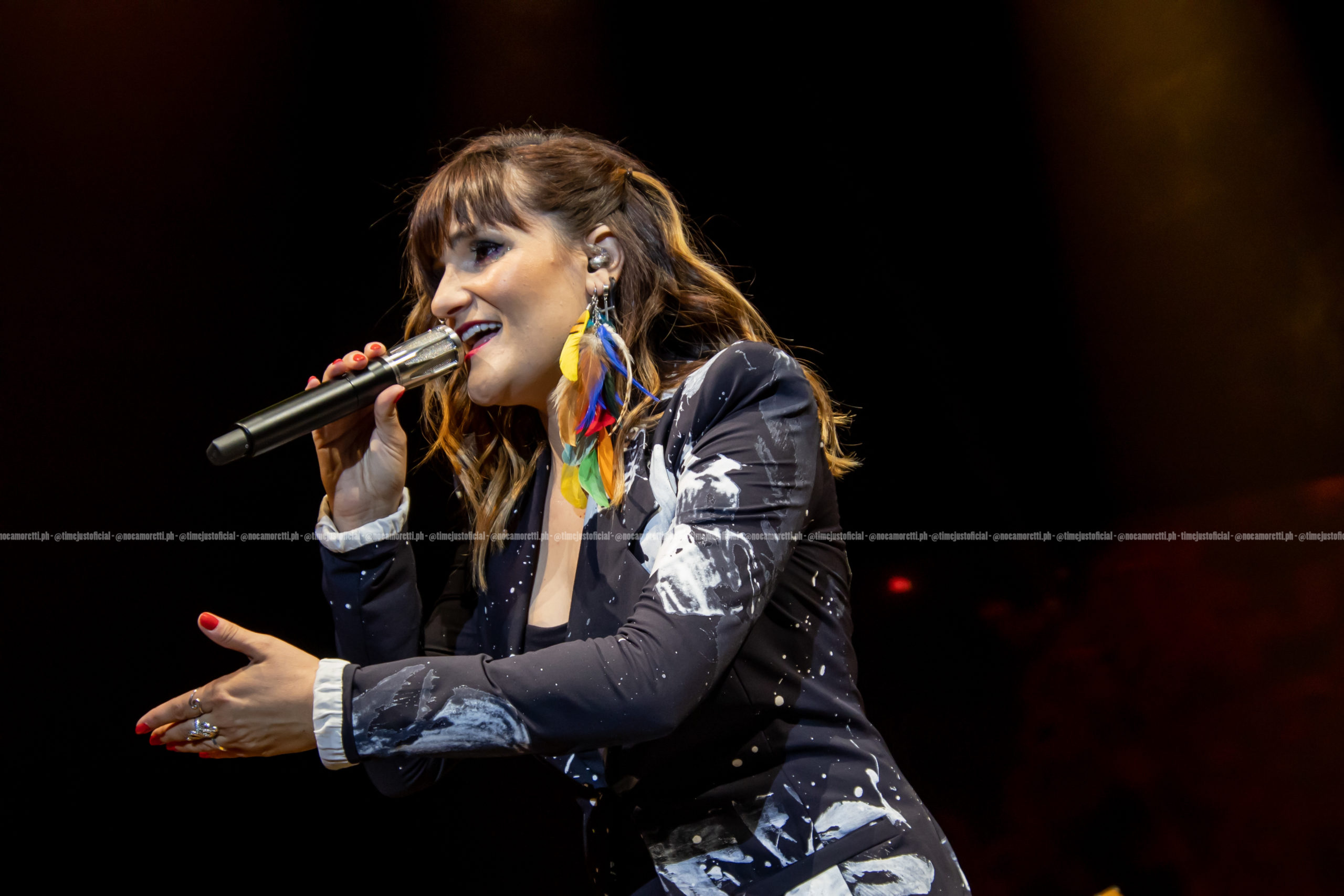 Rozalén durante su concierto en el WiZink Center, el pasado 8 de julio. // Foto: Noelia Moretti