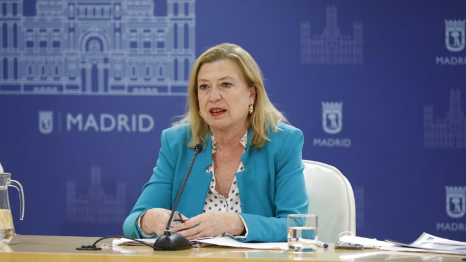 La delegada de Obras y Equipamientos, Paloma García Romero en la rueda de prensa Fuente: Ayto. Madrid