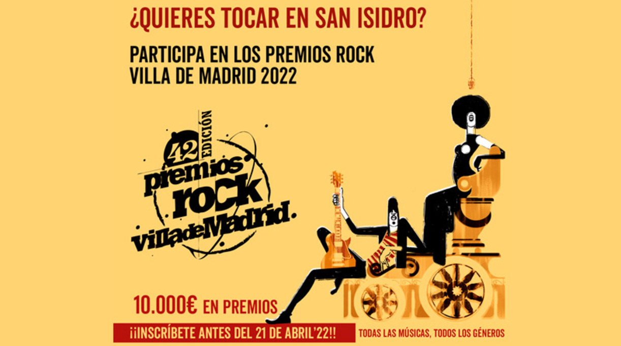Cartel del Rock Villa de Madrid 2022 Fuente: Muzikalia