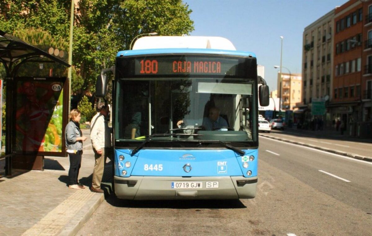 Línea 180 a Caja Mágica Fuente: Ayuntamiento de Madrid
