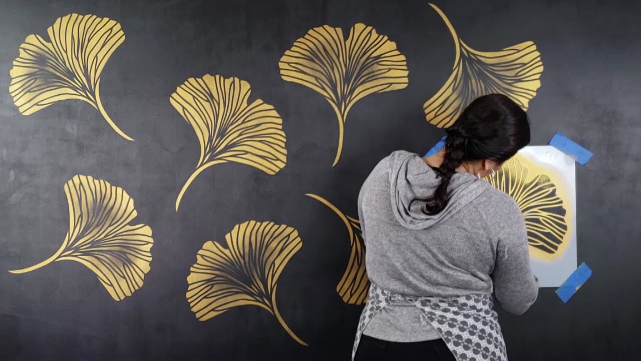 Plantillas stencil, 100 maneras de decorar las paredes tu casa - TimeJust